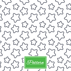 Stars stripped geometric seamless pattern.