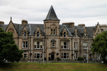Fototapeta na wymiar Häuser in Inverness