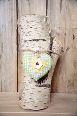 Grußkarte - Herz Blume