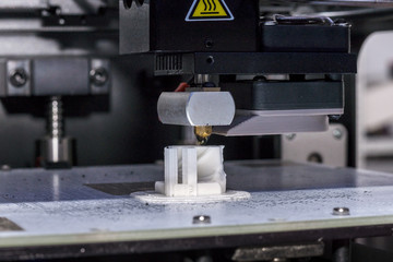 Printing object on an industrial 3D printer.
