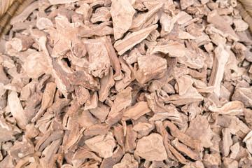 Spices and herbs  on street stal at Morocco traditional market.