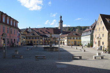 Ansicht aus Weikersheim , Main-Tauber-Kreis