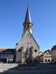 Fototapeta na wymiar Ansicht aus Weikersheim , Main-Tauber-Kreis