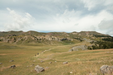 Obraz premium Paysage alpins vue du Grand Morgon, France