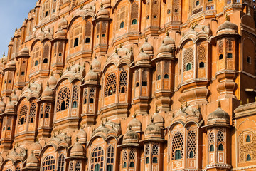 Fototapeta premium Famous Palace of Winds or Hawa Mahal, Jaipur, India