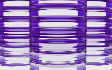 Cylinder purple glass material background