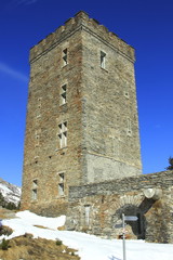 Obraz premium Maloja, Turm Belvedere