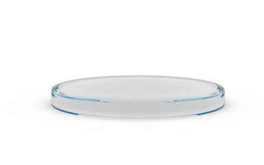 round glass stand for products display