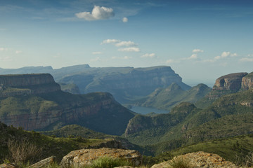 View of the scenic Blyde River Canyon