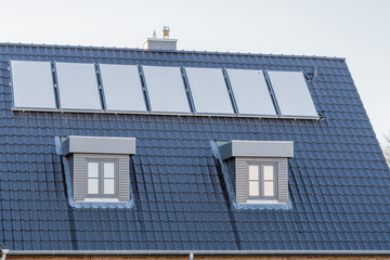 Solaranlage auf einem Dach