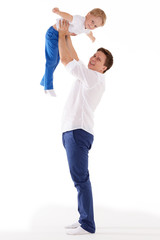 Happy healthy family.