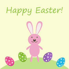 Vector card for Easter.