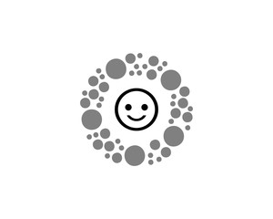 circular bubble cheerful
