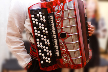 Accordion player