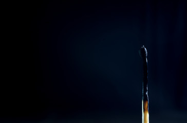 Matches on a dark background