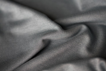 Fototapeta premium close up of gray textile or fabric background