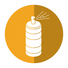 spray can container icon shadow vector illustration eps 10