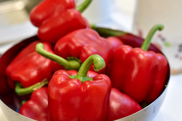 Fresh red paprika