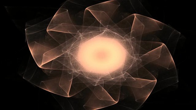 Abstract Fractal Swirl Oval Background - Fractal Art