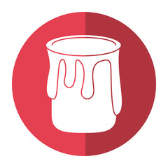 paint can colo shadow vector illustration eps 10
