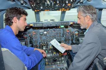 conversation in the cockpit