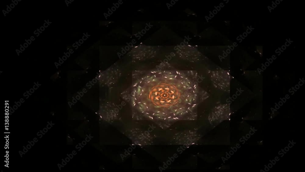 Poster Abstract swirly texture motion background seamless looping fractal 