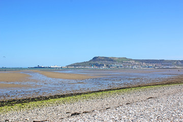 Portland Harbour at low tide