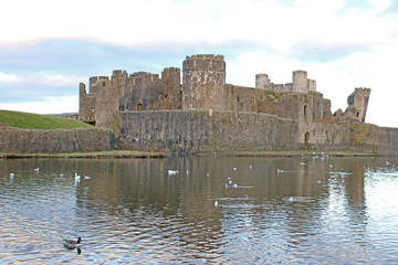 Caerphilly Castle, Wales