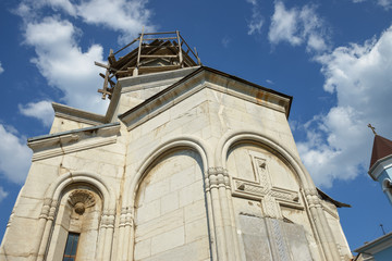 Fototapeta premium Old Church of St. Nina in Gaspra, Crimea, Russia.
