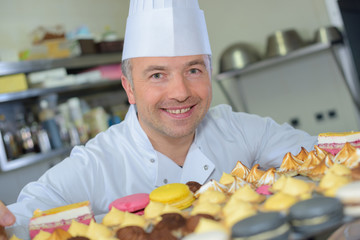 variety of small cakes