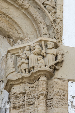 Details of the facade Museum Cau Ferrat, Sitges, Spain