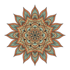 mandala isolated on white