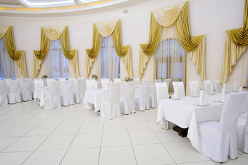Interior of a restaurant