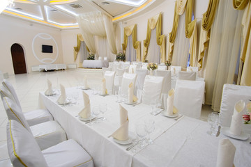 Interior of a restaurant