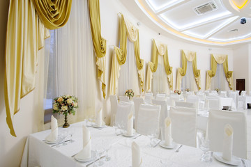 Interior of a restaurant