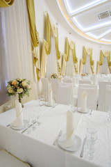 Interior of a restaurant