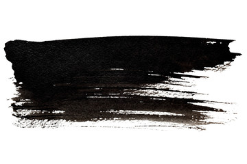 Black brush stroke