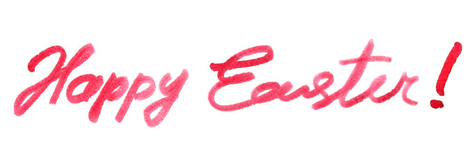 Happy Easter inscription