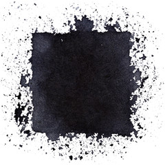 Grunge black square