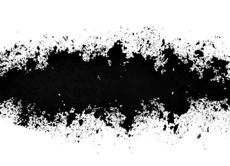 Black sprayed line