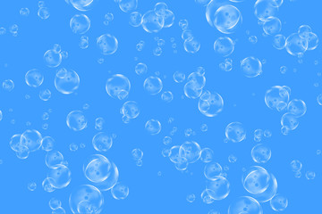 Blue bubble background  I