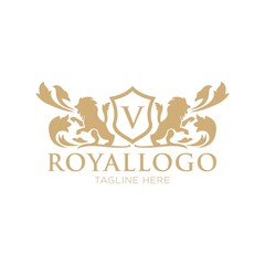 Royal logo design template