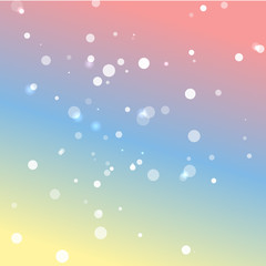 Romantic pastel colors vector background