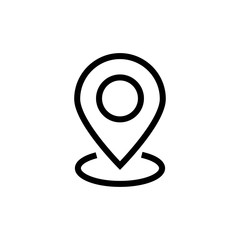 Navigator guide itinerary line icon for web, mobile and infographics.