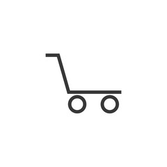 Shopping cart Web Icon