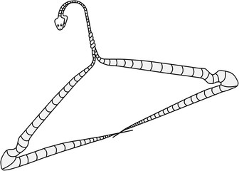 Kleiderbügel - Schlange 