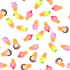 illustration of ice cream