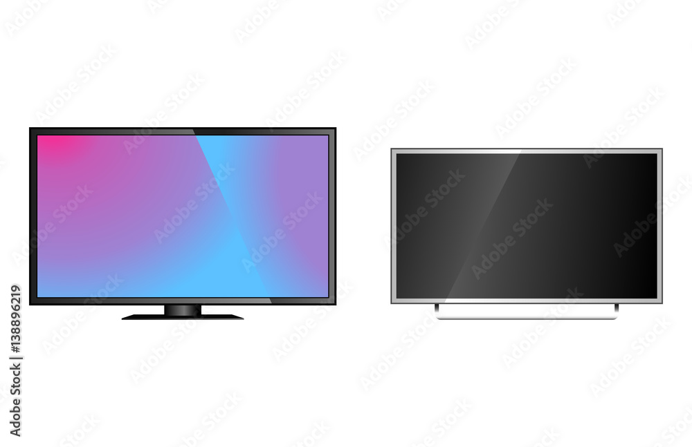 Poster tv screen lcd monitor template electronic device technology digital size diagonal display and video 