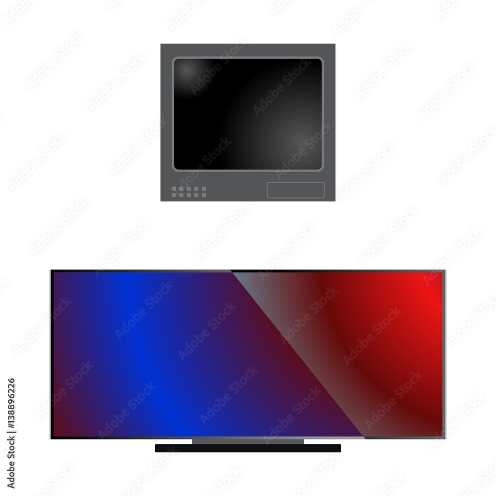 Poster tv screen lcd monitor template electronic device technology digital size diagonal display and video 