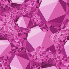 Seamless pattern with sparkling purple jewels. 